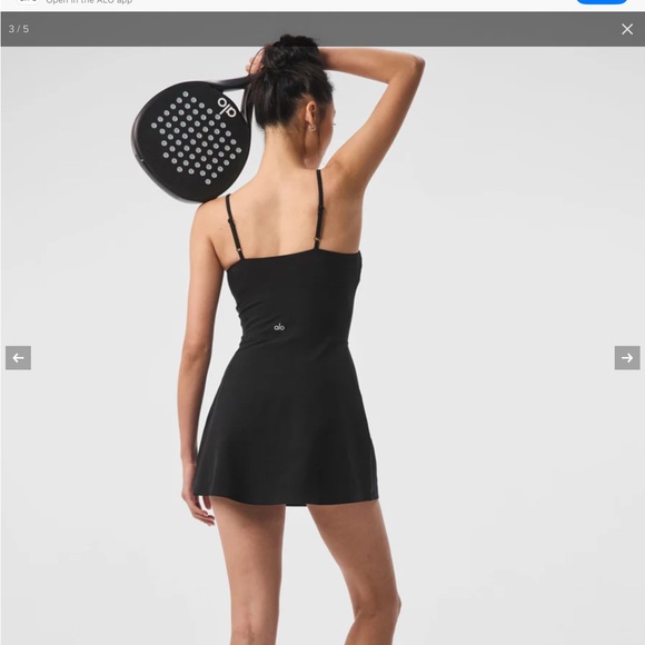 Alo soft court side tennis dress - Picture 2 of 8